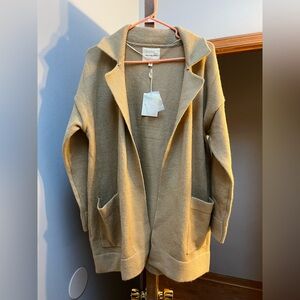 Thread & Supply Cozy Tan Cardigan